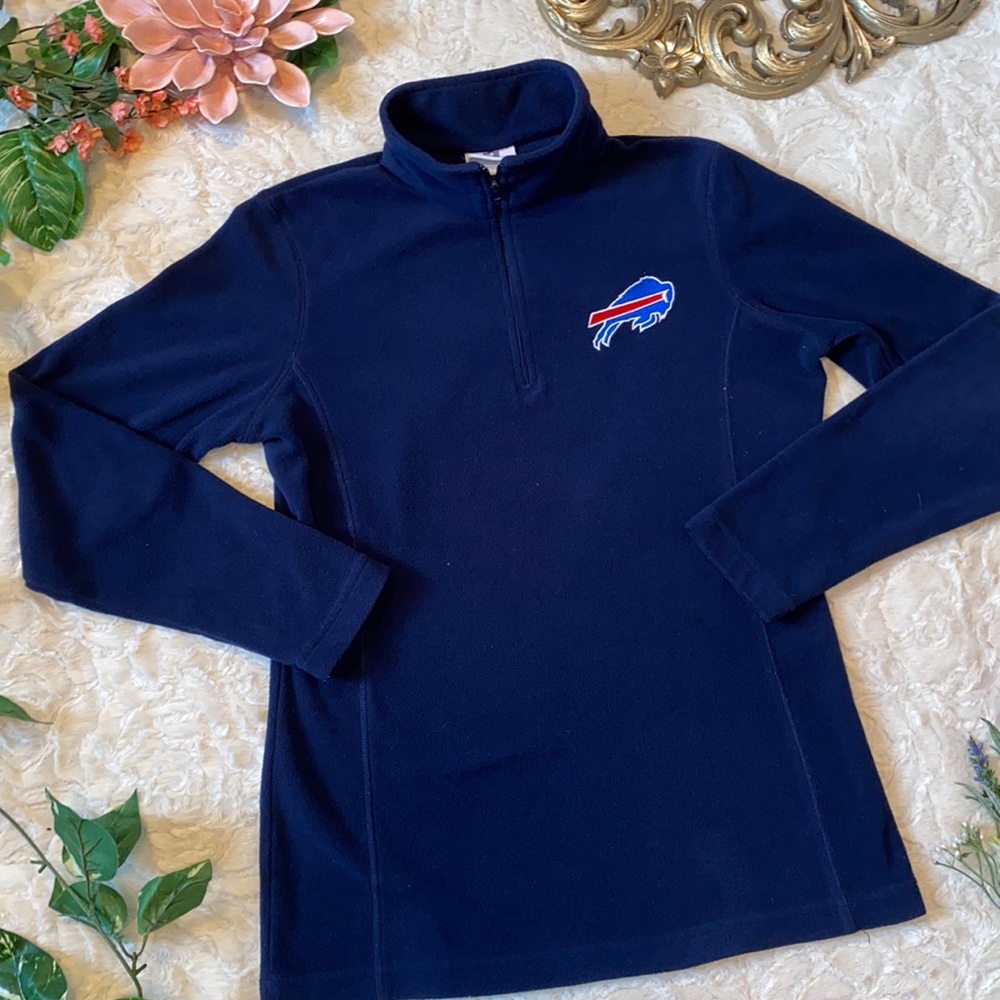 Buffalo Bills Quarter Zip Fleece Sweatshirt